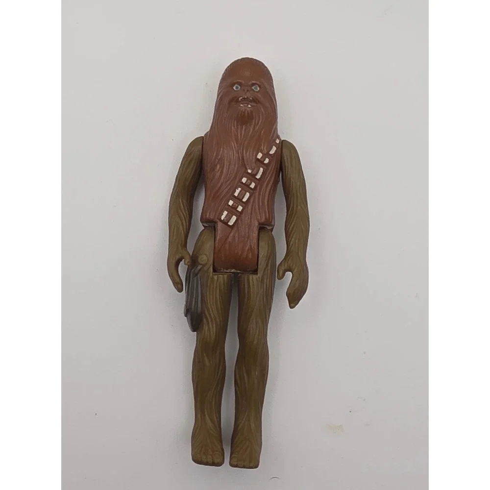 Kenner Action Figure 3.75 in Brown Fair 1977 Star Wars Chewbacca Discolored